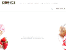 Tablet Screenshot of derinice.com